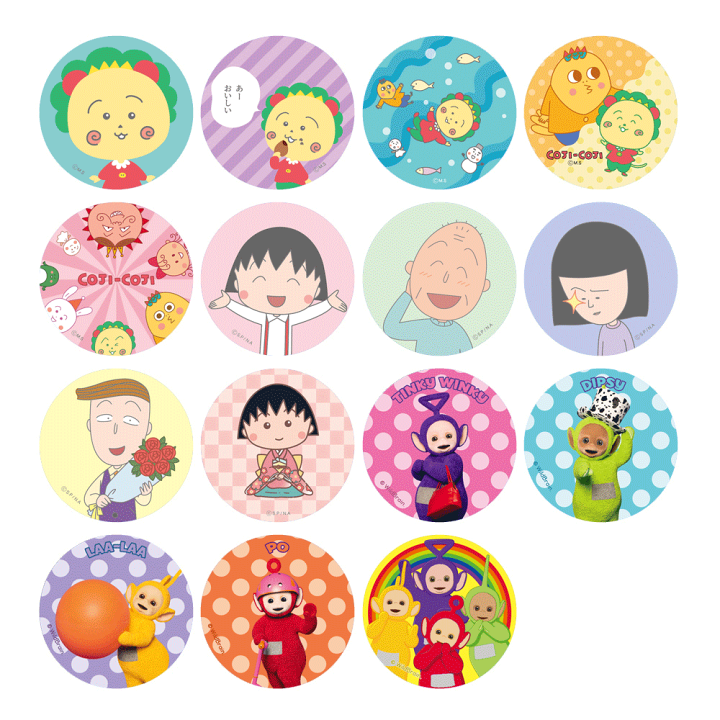 アニメジャパン ちびまる子ちゃん 缶バッジ ちびまる子ちゃん 箔缶バッジセット | 雑貨 | | 【日本