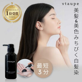 【2本で30％OFFクーポン有】白髪染め ノンジアミン 大容量 300g ヘアカラー トリートメント アッシュグレージュ セルフカラー カラーリング ヘアケア ジアミンフリー 初心者 簡単 無添加 低刺激 vtaupe ヴィトープ公式 カラートリートメント