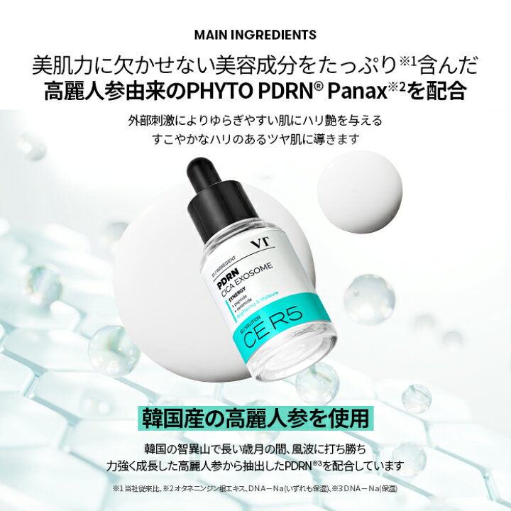 楽天市場】【新発売】【VT公式】【 VT 選べる アンプル 2点 セット 【新品】VT PDRNトナーセラムグルタチオンセラムエクソソームショット