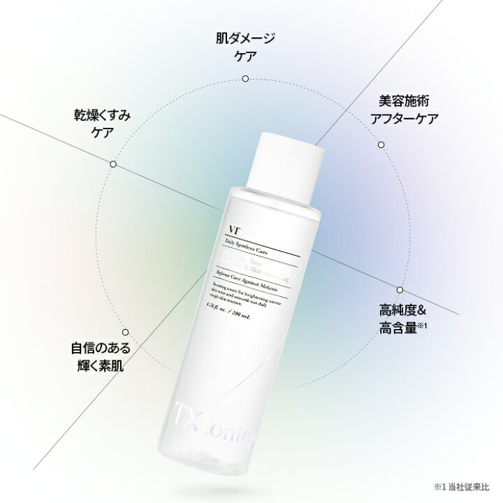 楽天市場】【VT公式】【 VT TXトーニング トナー 】化粧水 トナー 導入 