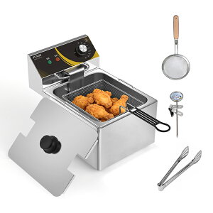 PUNIDI �d�C�t���C���[ 10L �Ɩ��p ��� 100V 1500W 5�����O���M�� �}���\�M 80�`200�� �������x���� �����ۉ� 304�X�e�����X���� �X�e�����X���t���C�o�X�P�b�g�t�� �t���C�h�|�e�g/�t���C�h�`�L��/