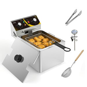 PUNIDI �d�C�t���C���[ 10L �Ɩ��p ��� �^�C�}�[�t�� 100V 1500W 5�����O���M�� �}���\�M 80�`200�� �������x���� �����ۉ� 304�X�e�����X���� �X�e�����X���t���C�o�X�P�b�g�t�� �t���C�h�|�e�g/�t