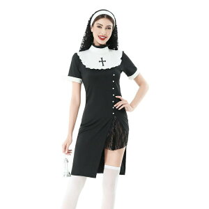 ハロウィン コスプレ 仮装 シスター ハロウィンコスプレ 大人 女性 可愛い 大きいサイズ セクシー レディース 修道院 修道女 修道士 聖女 牧師 かわいい 衣装 コスチューム ハロウィン仮装