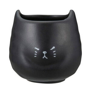 【20%OFF!!SALE】【ふてぶてしい猫】湯のみ くろねこ