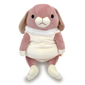 【20%OFF!!SALE】【もちうさ】ロップイヤー ピンク L