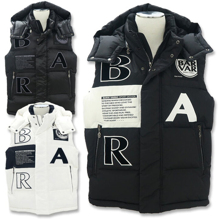 楽天市場】バーニヴァーノ ダウンベスト Lサイズ BARNI VARNO 新作 BAW  