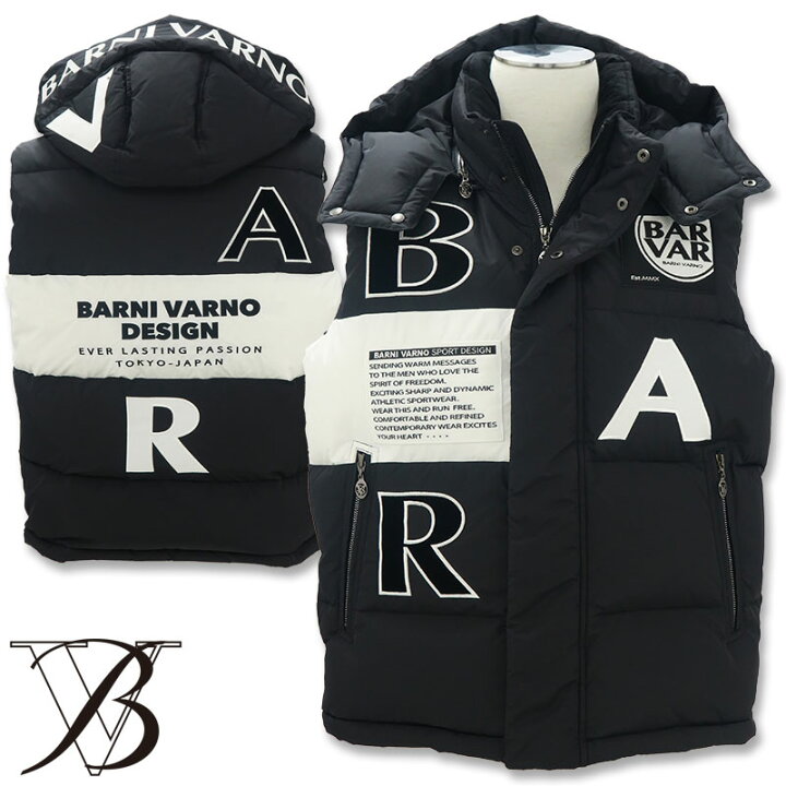 楽天市場】バーニヴァーノ ダウンベスト Lサイズ BARNI VARNO 新作 BAW 
