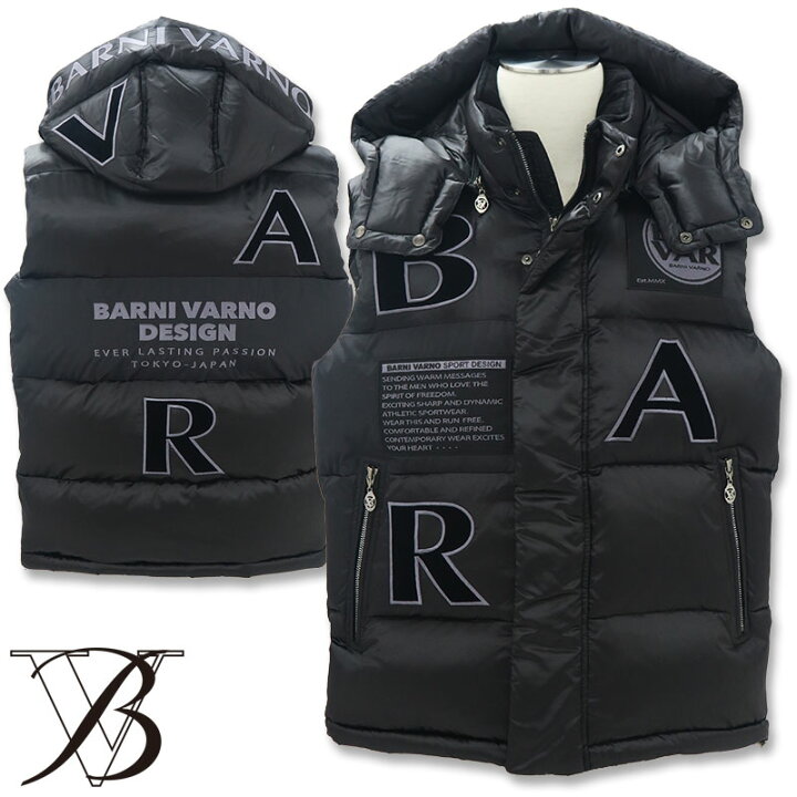 楽天市場】バーニヴァーノ ダウンベスト Lサイズ BARNI VARNO 新作 BAW 