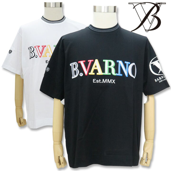 楽天市場】バーニヴァーノ ロゴ入り 半袖Tシャツ 春夏 M L サイズ 白 