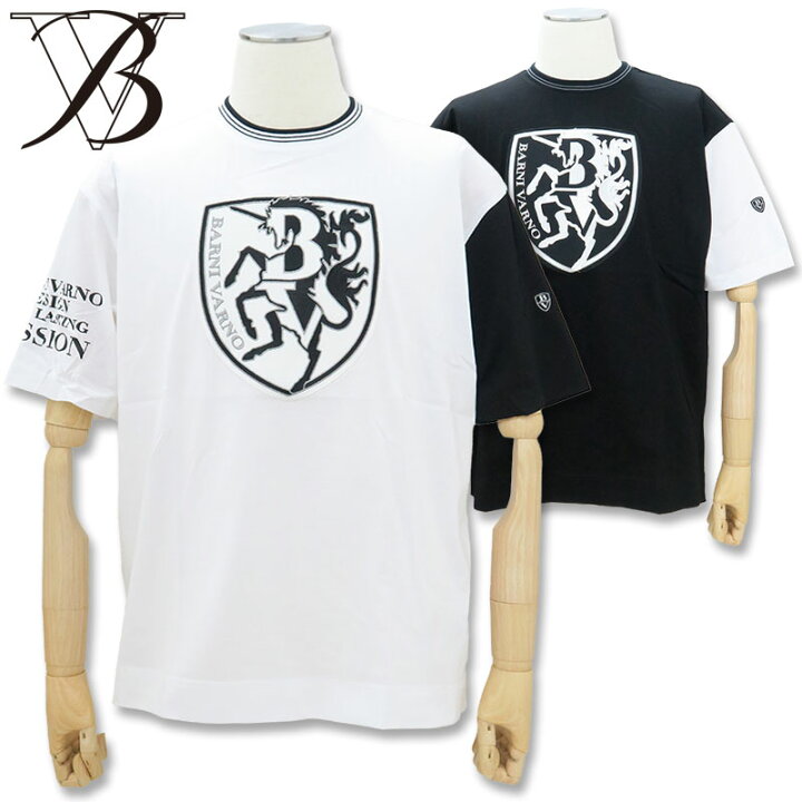 楽天市場】バーニヴァーノ ロゴプリント 半袖Tシャツ 春夏 Lサイズ 白 