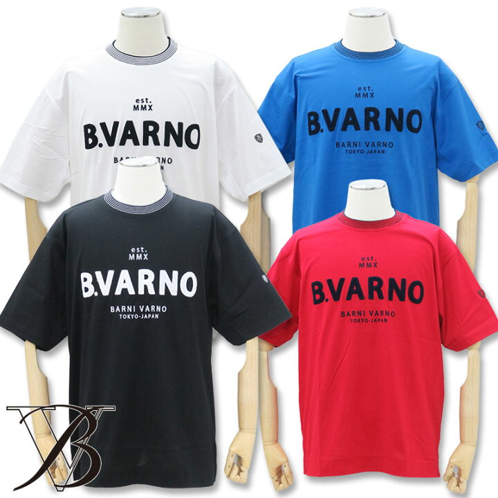 楽天市場】バーニヴァーノ BVロゴ サガラ 刺しゅう 天竺 半袖Tシャツ L 