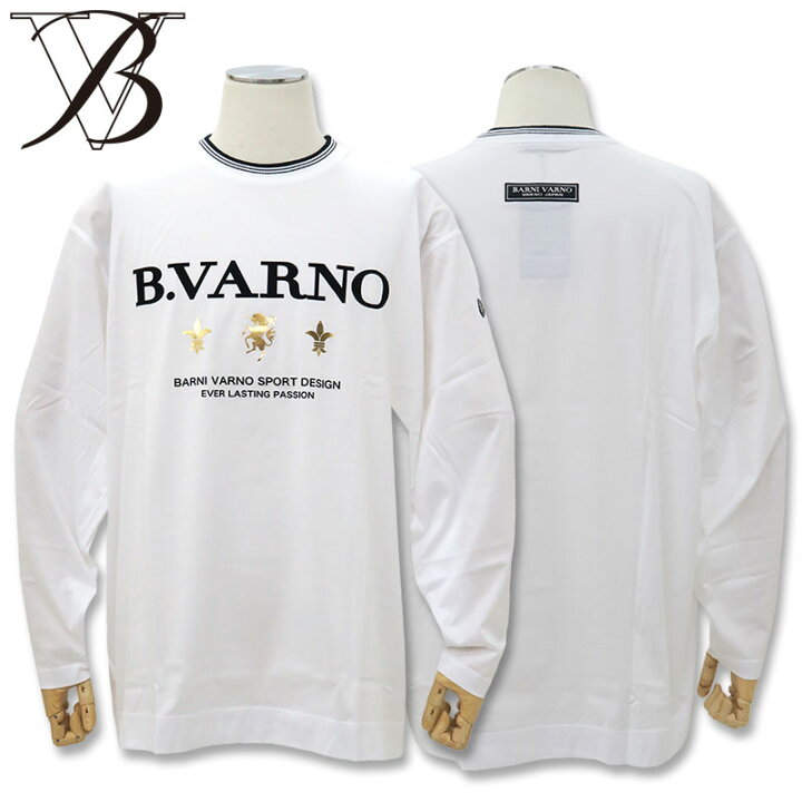 楽天市場】バーニヴァーノ BVロゴ＆ユニコーン刺しゅう 長袖 Tシャツ 