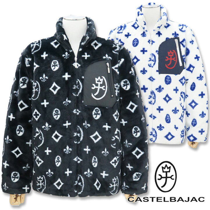 楽天市場】カステルバジャック ファー プリント ブルゾン モノグラム 