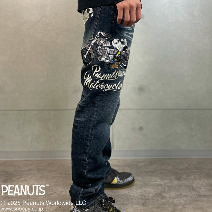 楽天市場】SNOOPY×Flagstaff PEANUTS DENIM PANTS フラッグスタッフ 