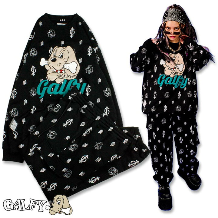 楽天市場】ガルフィー もんもん セットアップ GALFY 123003 トレーナー 