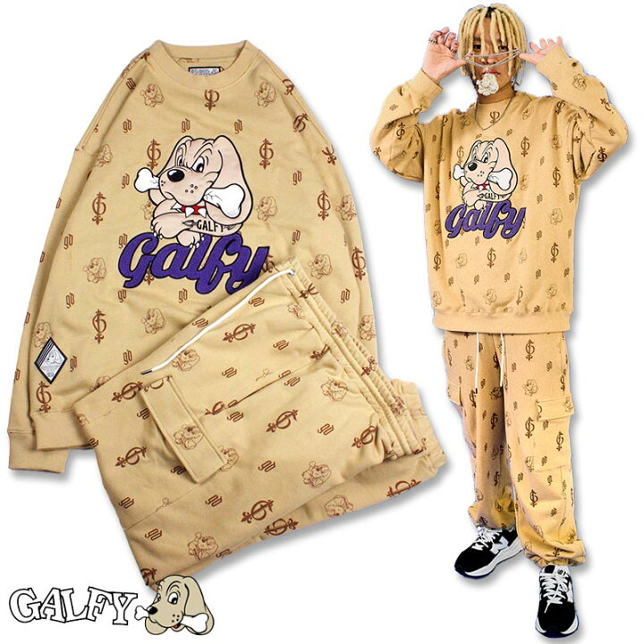 楽天市場】ガルフィー もんもん セットアップ GALFY 123003 トレーナー 