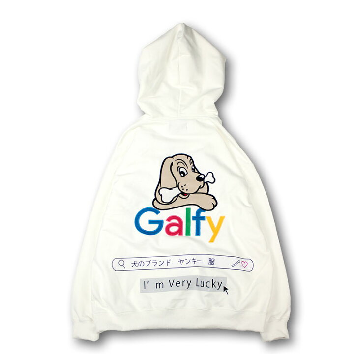楽天市場】ガルフィー 検索パーカー 133016 白 紺 ミント L XL GALFY 