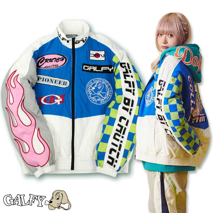 楽天市場】ガルフィー GALFY 走り屋ジャケット改 134061 黒 インディゴ 