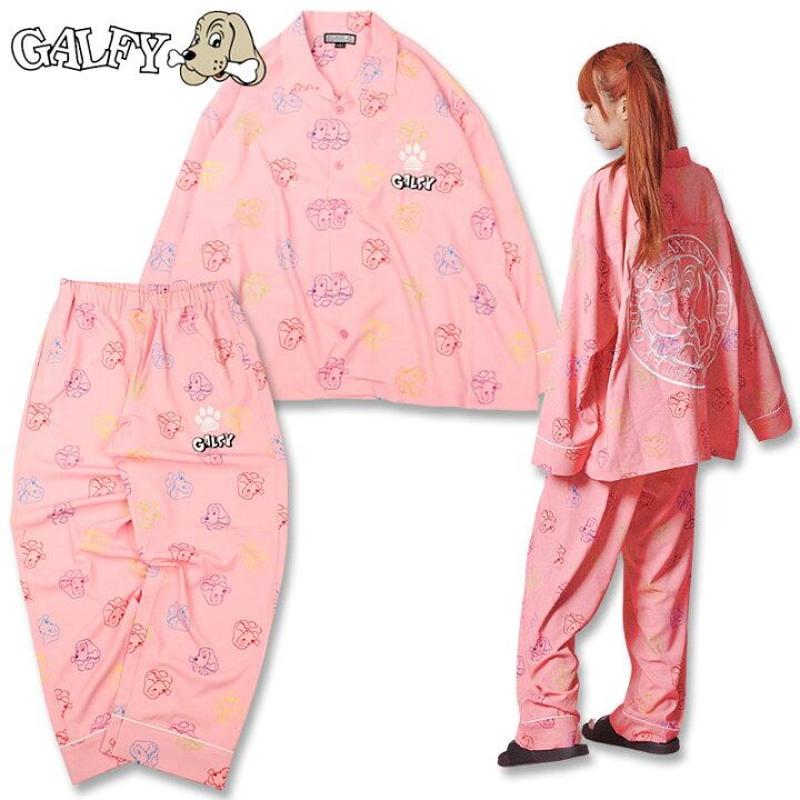 楽天市場】ガルフィー GALFY わんわんネオンパジャマ セットアップ 