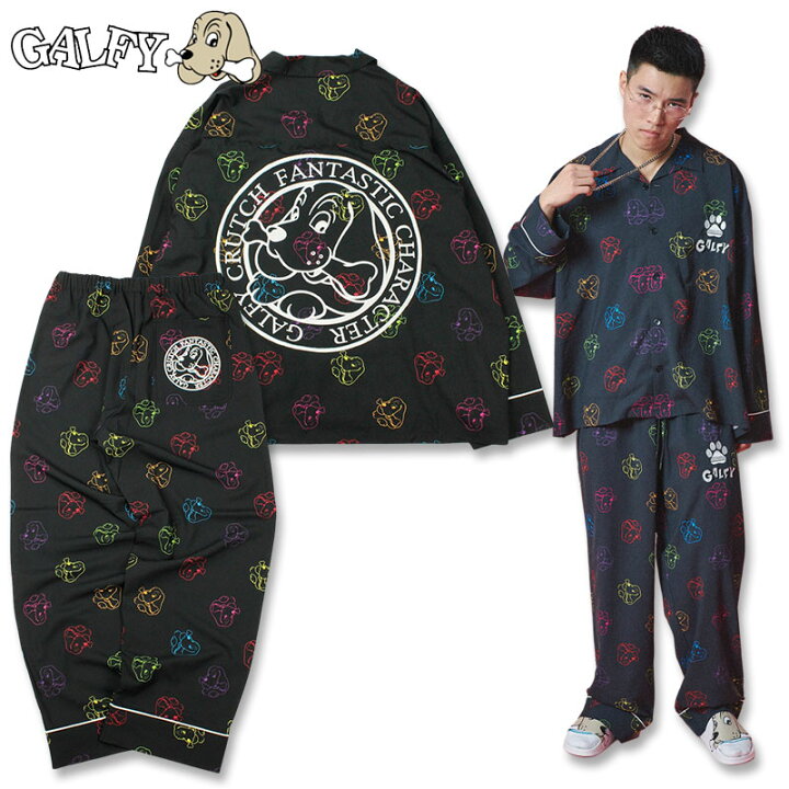 楽天市場】ガルフィー GALFY わんわんネオンパジャマ セットアップ 