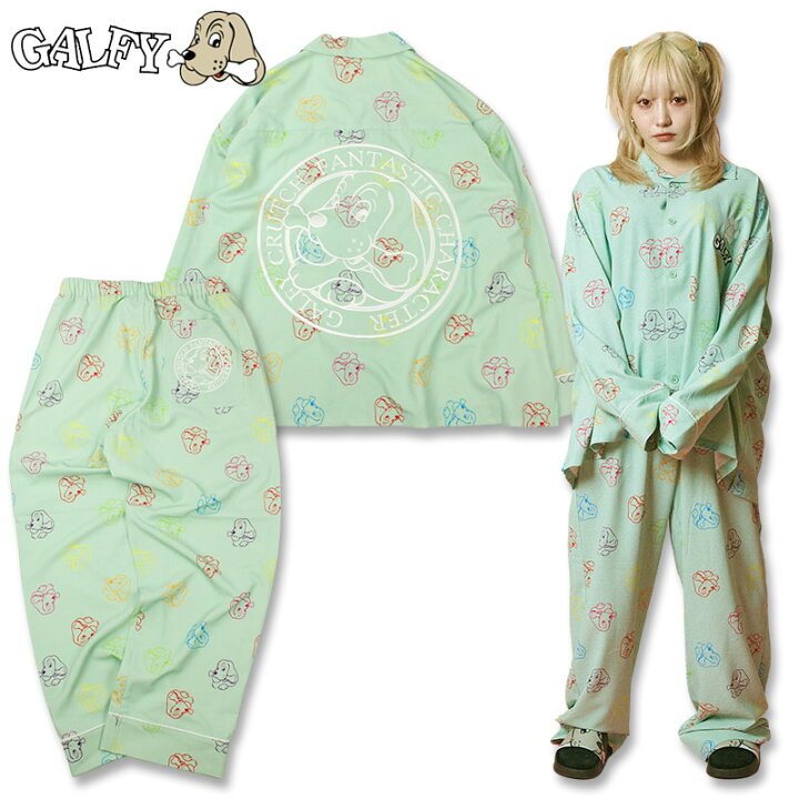 楽天市場】ガルフィー GALFY わんわんネオンパジャマ セットアップ 