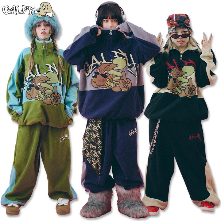 楽天市場】ガルフィー GALFY BADDOG フリース SET UP セットアップ  