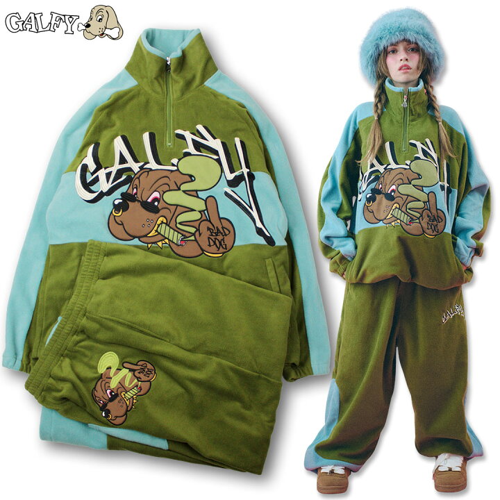 楽天市場】ガルフィー GALFY BADDOG フリース SET UP セットアップ 