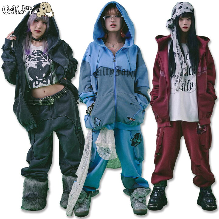 楽天市場】ガルフィー GALFY ツギハギゾンビパーカー ツギハギゾンビ 