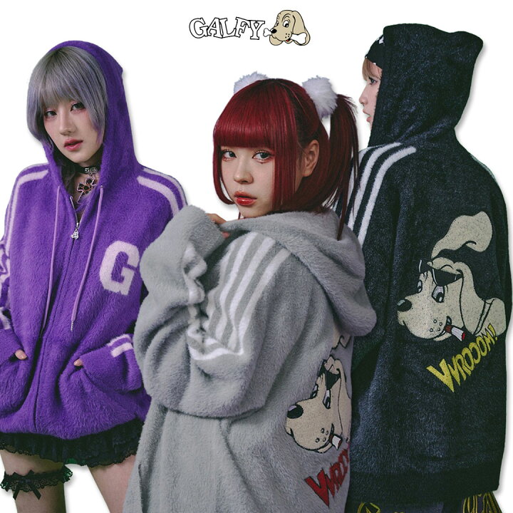 楽天市場】ガルフィー GALFY もけもけG！ニットパーカー 144025 モヘヤ 