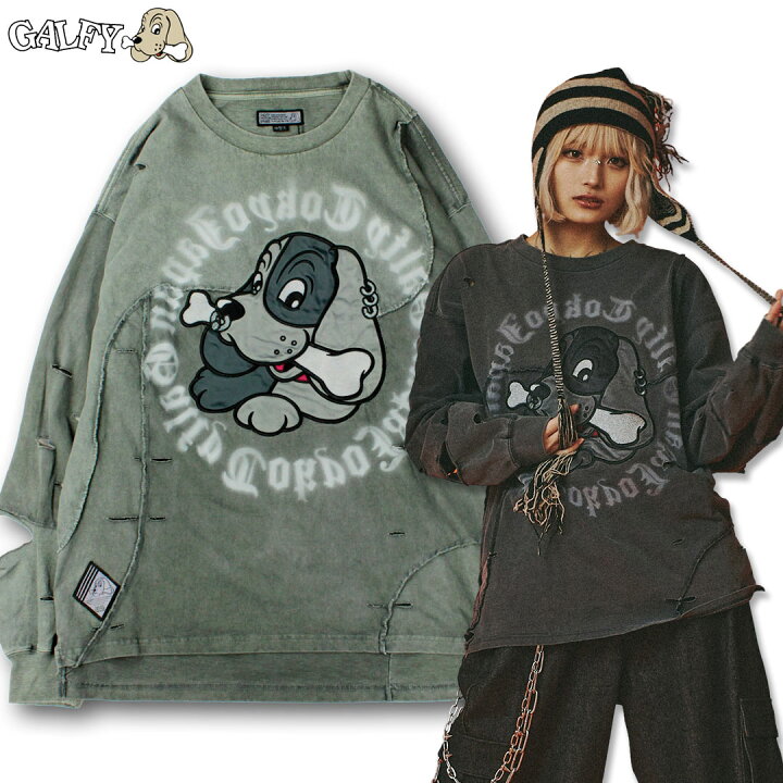 楽天市場】GALFY ガルフィー ツギハギゾンビロンTee Tシャツ L 中型犬 
