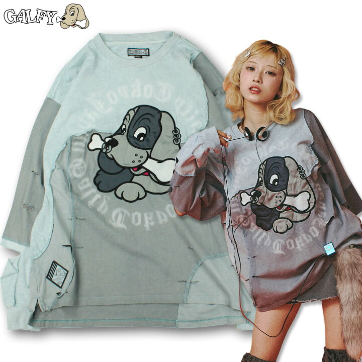 楽天市場】GALFY ガルフィー ツギハギゾンビロンTee Tシャツ L 中型犬 
