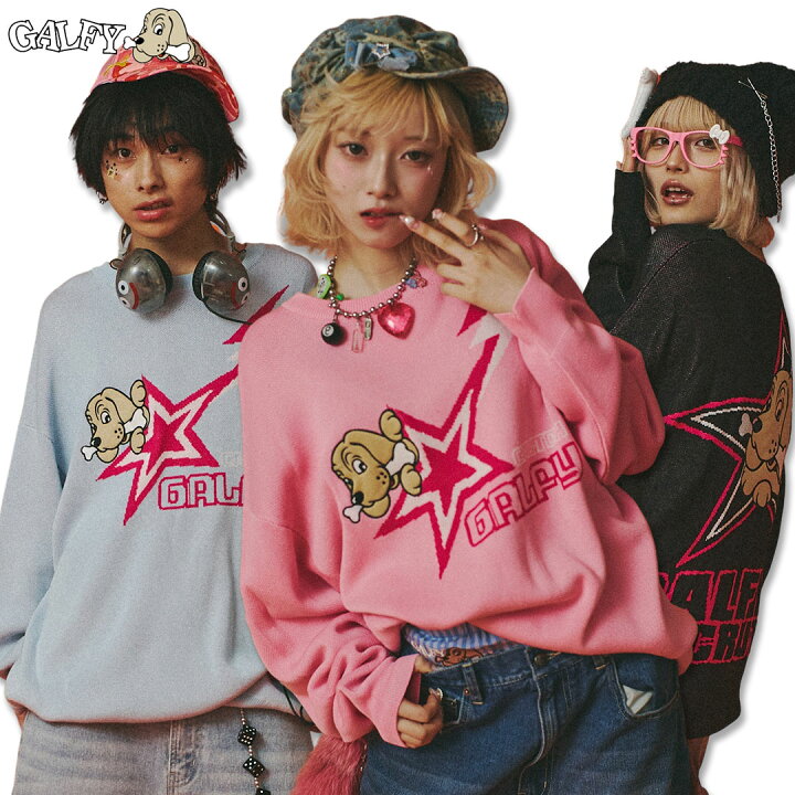 楽天市場】ガルフィー GALFY 星のガルフィー セーター ニット 長袖 