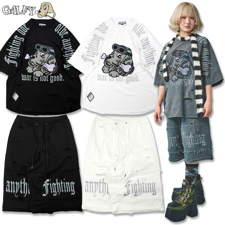楽天市場】ガルフィー GALFY 病みに染まりし反戦 T シャツ 病みに 