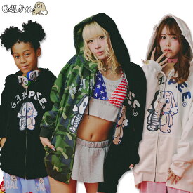 ガルピー GALPEE ガルフィー GALFY 光るGALPEE ゴーストパーカー 小型犬 S 中型犬 L 大型犬 XL 153035 WHITE BLACK BLACK×CAMO ギャル ヤンキー 25AW