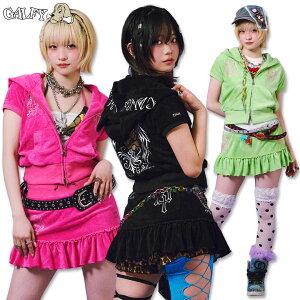 �L�����f�B�[ �K���t�B�[ CANDY GALFY VIVI��GAL �p�[�J�[ & GAL �X�J�[�g SETUP 162012 162013 �p�C�� �㉺�Z�b�g ���f�B�[�X �M���� 26SS