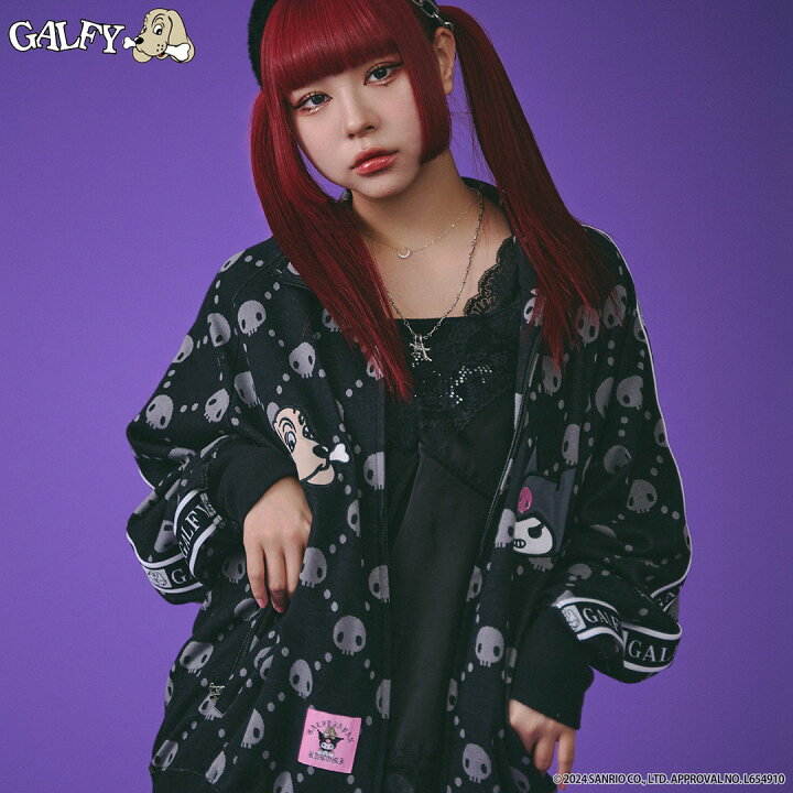楽天市場】クロミ × ガルフィー コラボ ドクロだらけセットアップ 
