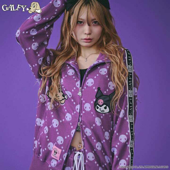 楽天市場】クロミ × ガルフィー コラボ ドクロだらけセットアップ 