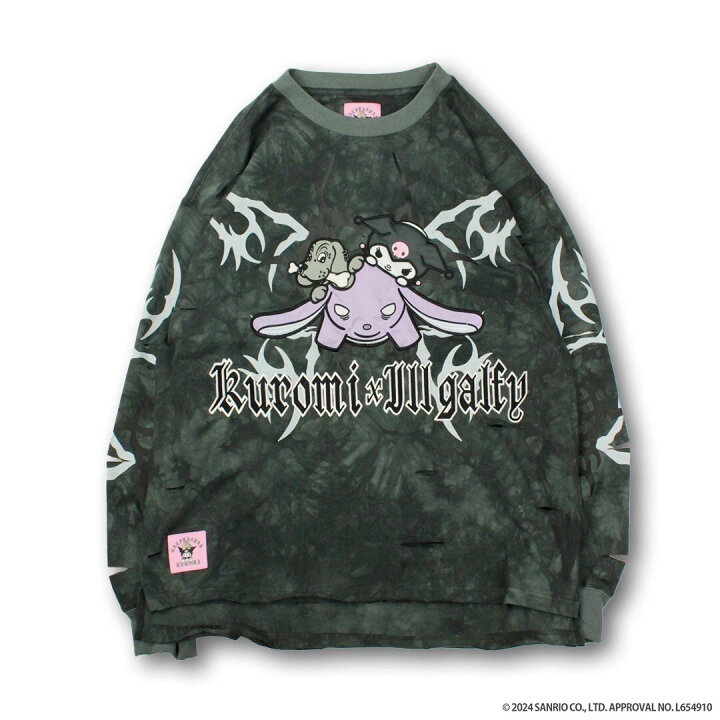 楽天市場】クロミ × ガルフィー コラボ イルガルフィームラ染めロンTee 