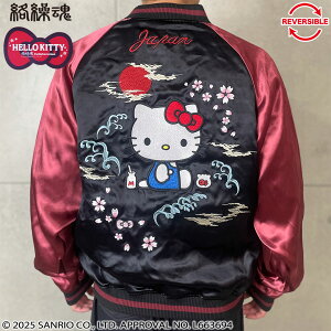 J×HELLO KITTYR{ KARAKURI TAMASHII n[LeB NIPPON g o[VuXJW M L XL 254052 BLACK LeB TI a 25AW