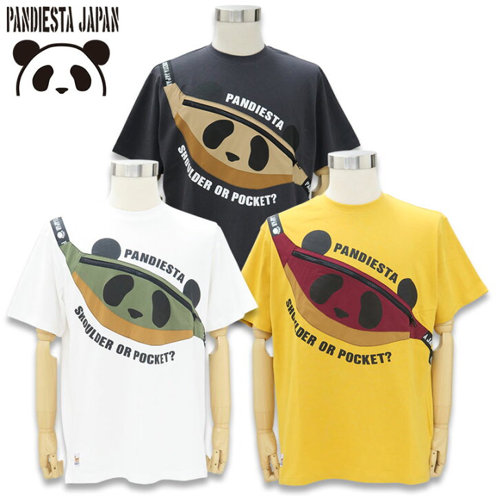 楽天市場】パンディエスタ 半袖Tシャツ 523356 白 000 チャコール 011 