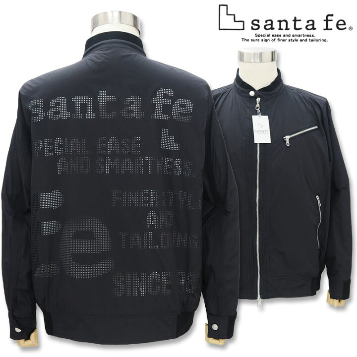楽天市場】サンタフェ パンチングロゴ ブルゾン 55403 L LL 3L santafe 