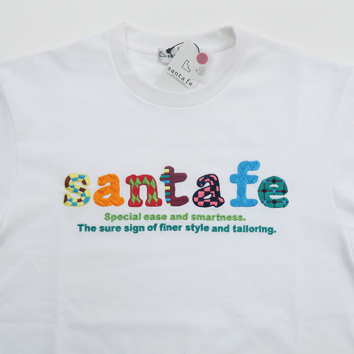 楽天市場】サンタフェ 4Lサイズ ロゴ刺繍 長袖Tシャツ ロンT 85476 