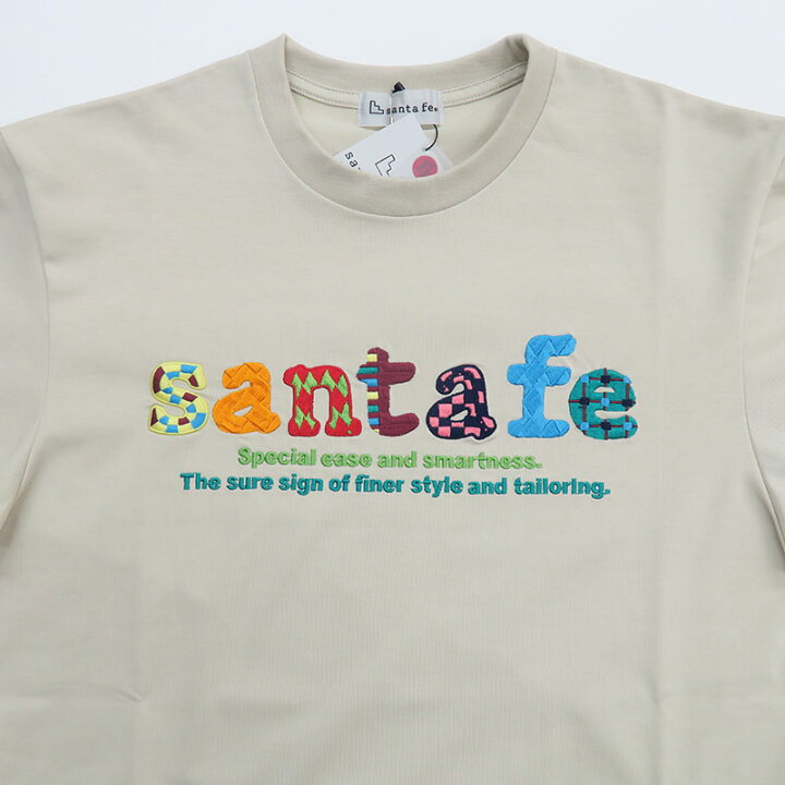 楽天市場】サンタフェ 4Lサイズ ロゴ刺繍 長袖Tシャツ ロンT 85476 