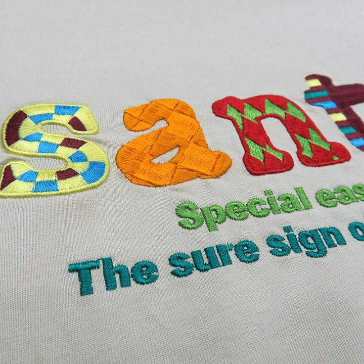 楽天市場】サンタフェ 4Lサイズ ロゴ刺繍 長袖Tシャツ ロンT 85476 