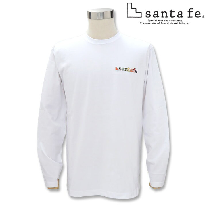 楽天市場】サンタフェ バックアップリケ 長袖Tシャツ ロンT 85453 