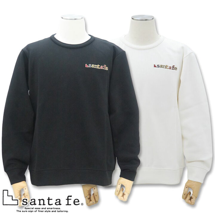 楽天市場】サンタフェ ワンポイント ダブルフェイス トレーナー 50 LL 