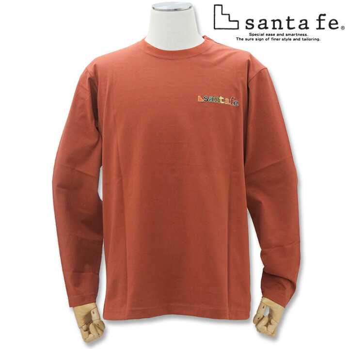 楽天市場】サンタフェ バックアップリケ 長袖Tシャツ ロンT 85453 