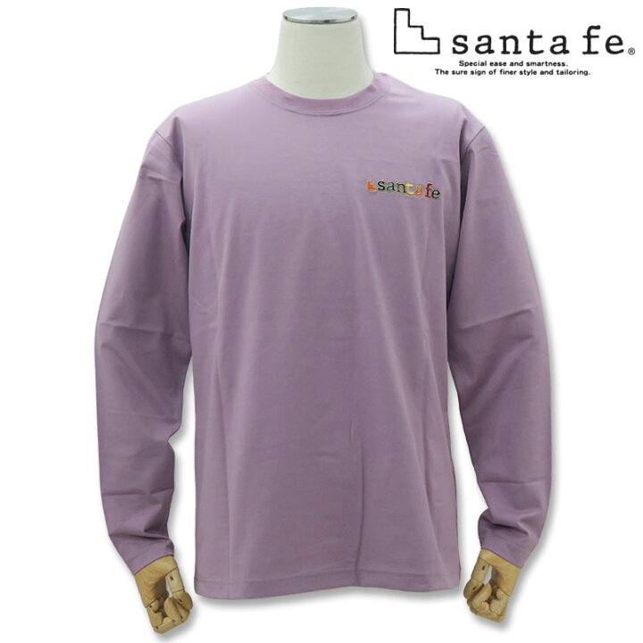 楽天市場】サンタフェ バックアップリケ 長袖Tシャツ ロンT 85453 