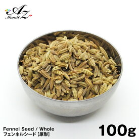 フェンネルシード 【原形】 100g チャック付き袋入り 手作り スパイス カレー ピクルス 魚料理 クリスマス Christmas Xmas 送料無料