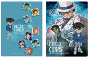 【全品 送料無料!】 名探偵コナン ハードカバー6Pクリアファイルブルー 青 コナン 探偵 名探偵 漫画 アニメ 映画 ケース カバー ファイル入れ 整理 収納 文房具 学